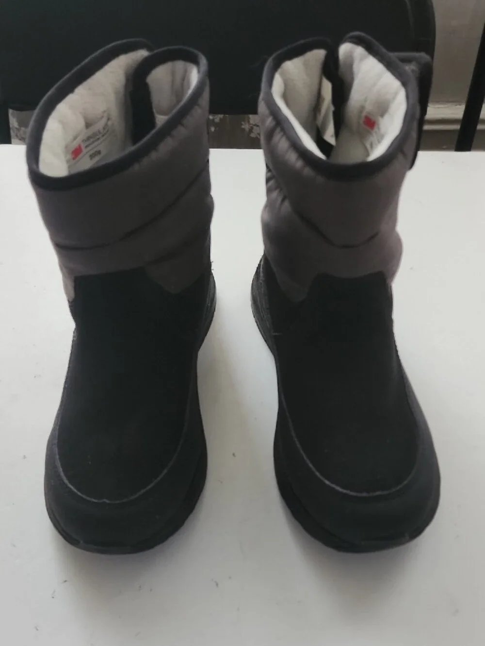 UGG Kids Black and Gray Insulated Snow Boots.  In Excellent Condition